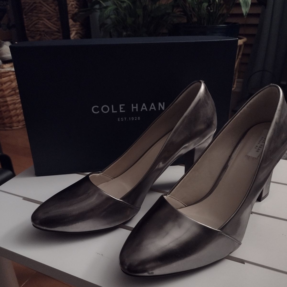 Cole Haan Metallic Heels